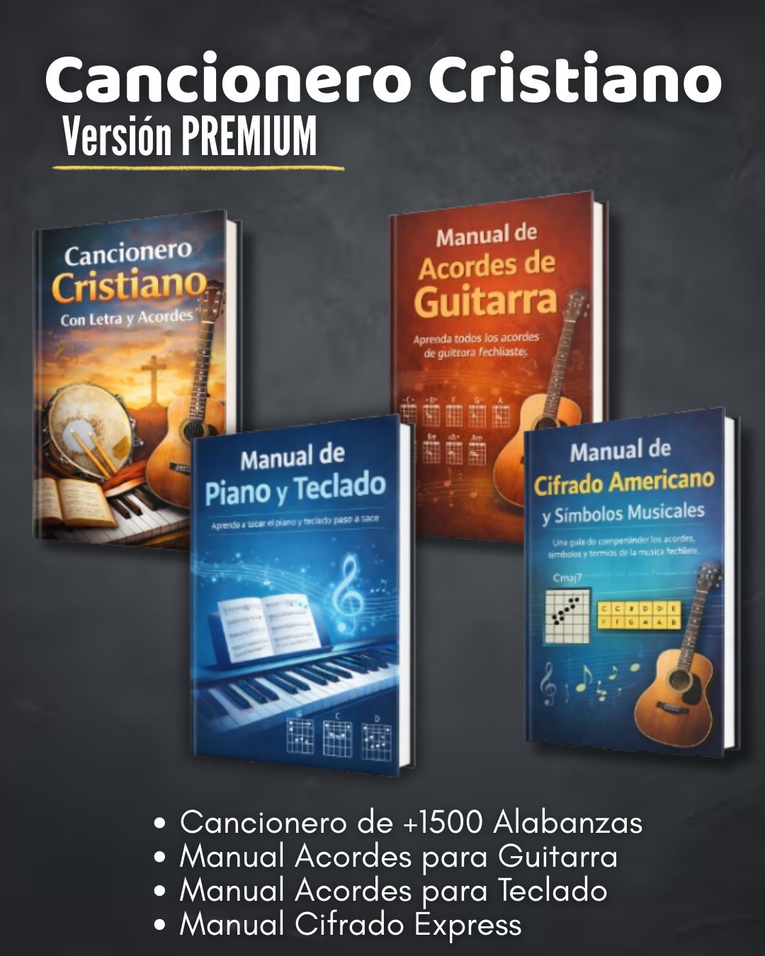Cancionero Cristiano de Alabanzas + Bonos
